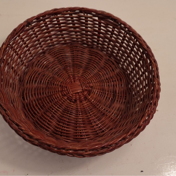 Handcrafted Brown Wicker Basket - Picture 1 of 4